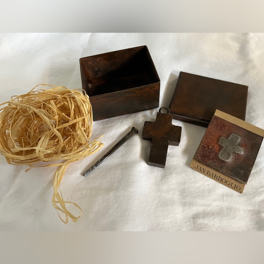 Jan Barboglio House Blessing Cross with box.